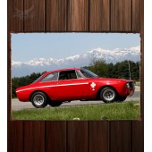 Металлическая табличка Alfa Romeo Giulia 1300 GTA Junior Corsa (105)